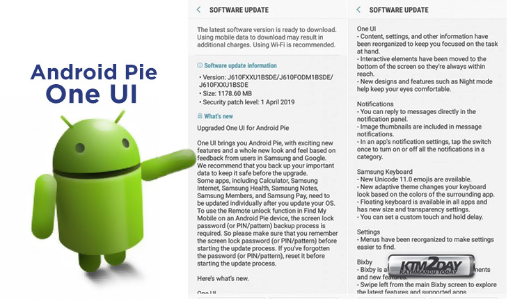 Samsung Android Pie Update