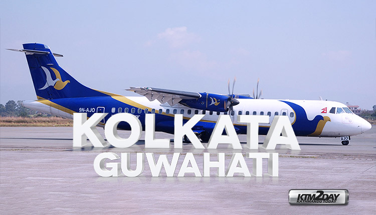 Buddha Air Kolkata flight