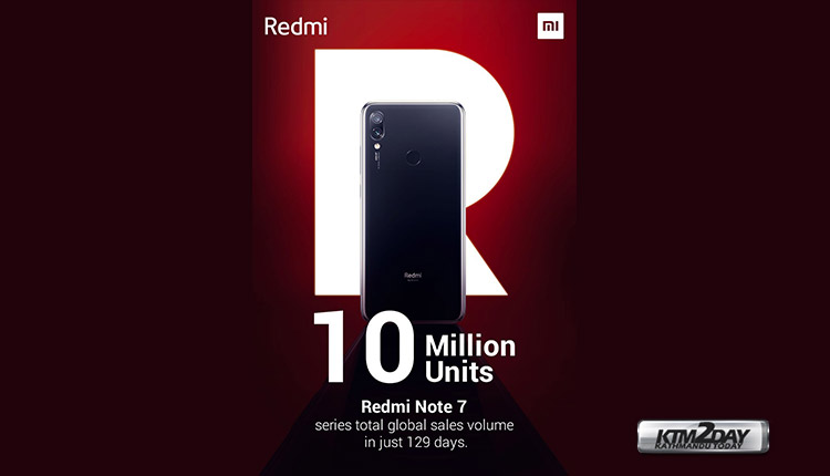 Redmi Note 7 Series sales worldwide