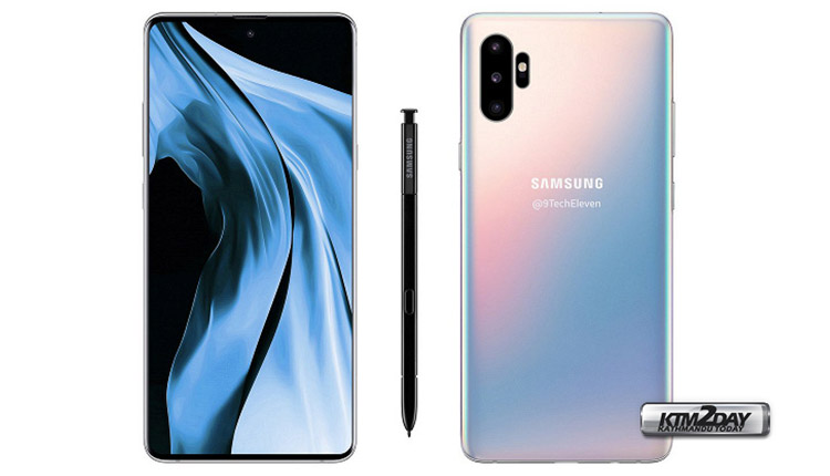 Samsung Galaxy Note 10 gradient back