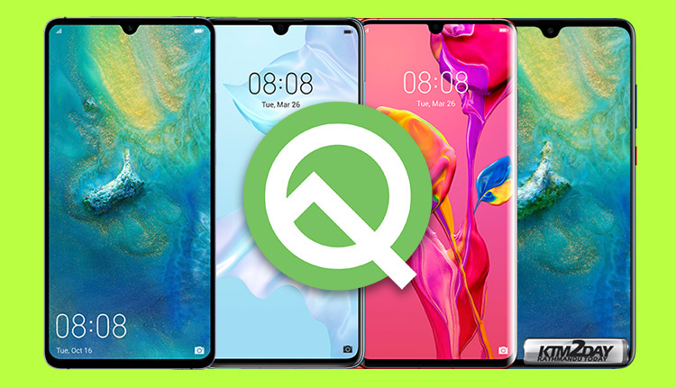 Huawei Android Q update models