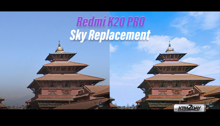 Redmi K20 Pro Sky Replacement feature
