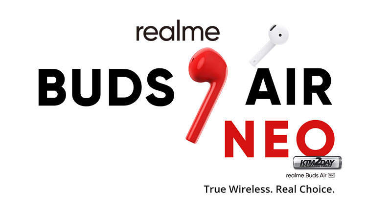 Realme buds air online neo red