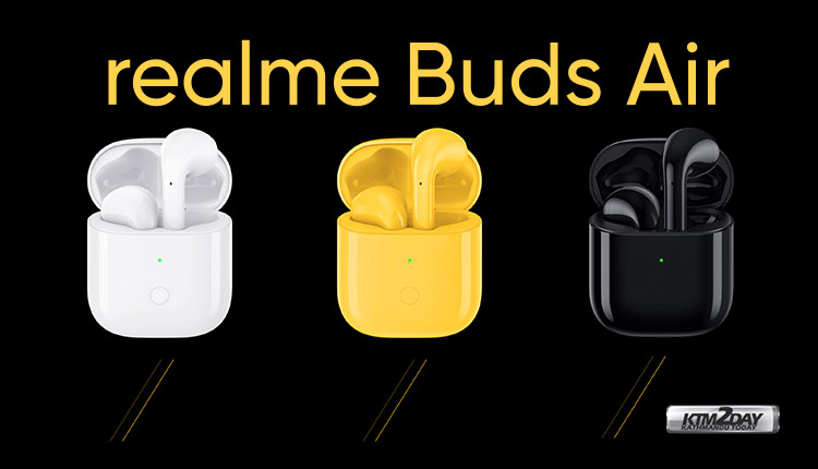 Realme buds air online battery backup