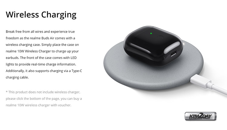 Realme Buds Air Wireless Charging