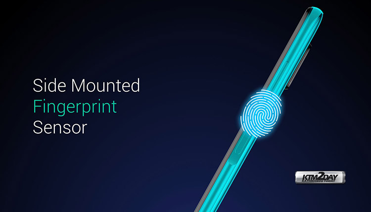 Redmi note 9 pro max side mounted fingerprint reader