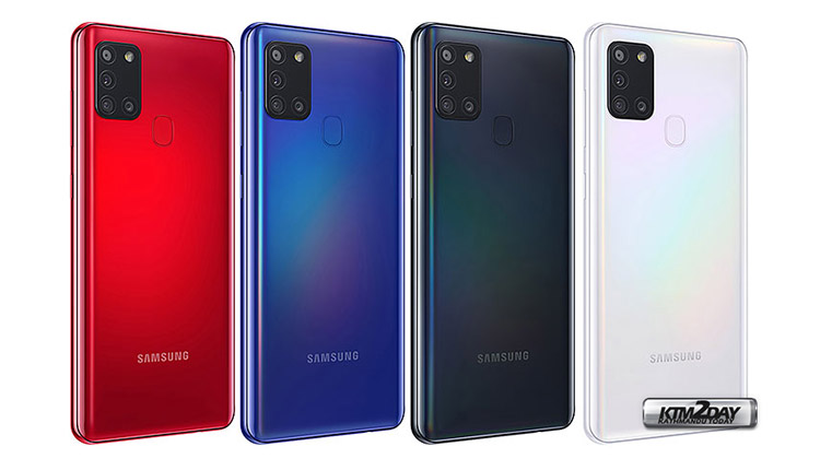 Samsung Galaxy A21s Back Panel Colors