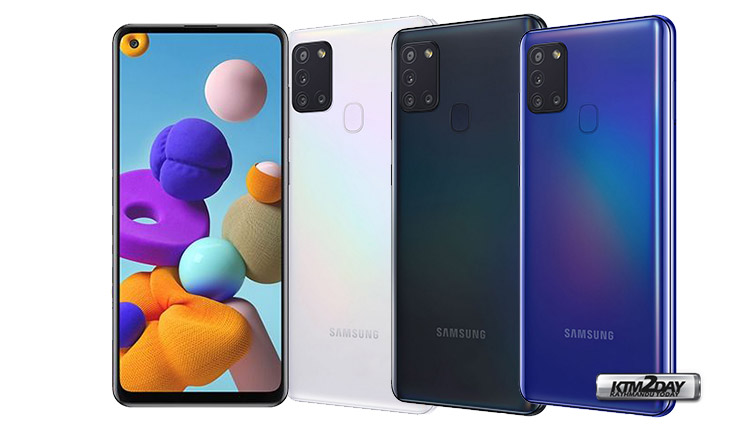Samsung Galaxy A21s Design