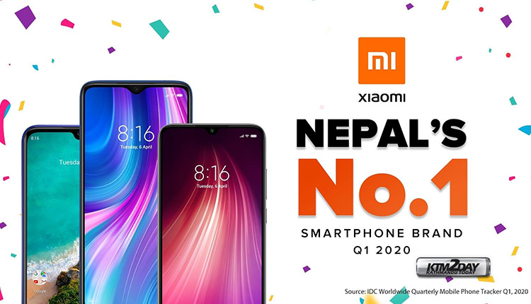 Xiaomi Number 1 brand in Nepal