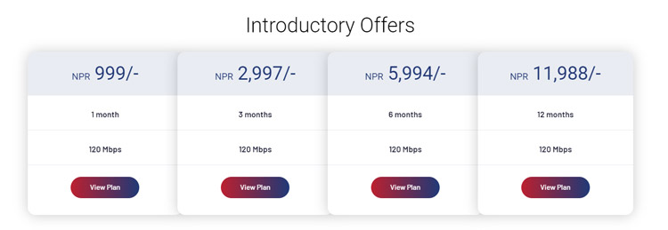 CG Net Internet Pricing