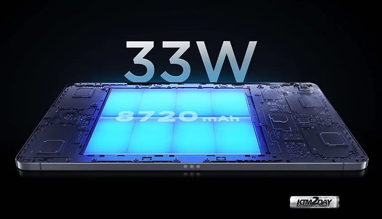 Xiaomi Pad 5 Battery specs