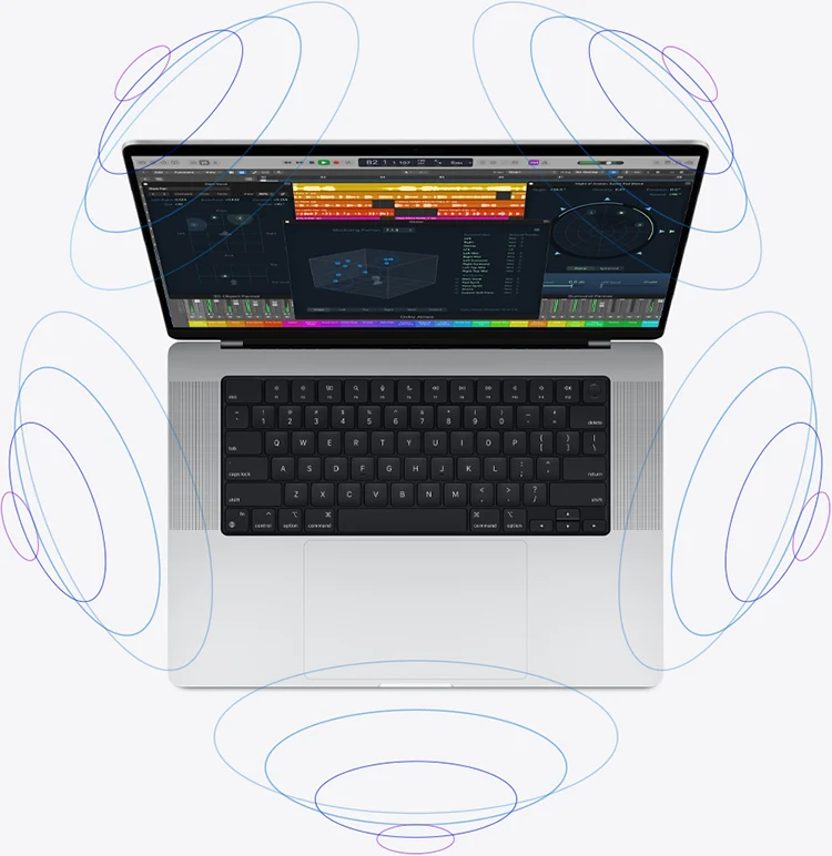 Apple Macbook Pro 2021 spatial audio
