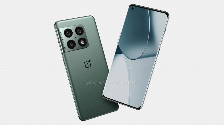 AMOLED 3K screen, Hasselblad triple camera with 5x optical zoom, 5000mAh, 125W and unique styling. Quality renders of OnePlus 10 Pro published