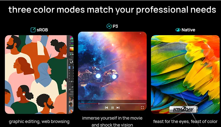 Huawei MateBook E color mode