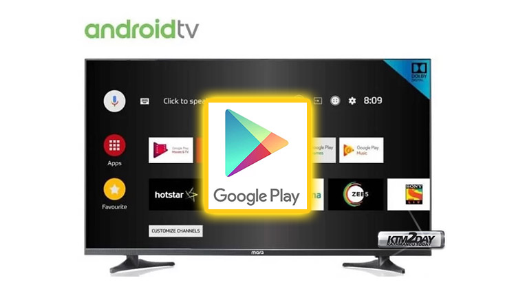 How do I install apps on a Google TV or Android TV