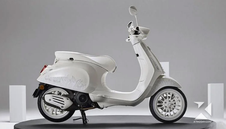 Justin Bieber Vespa designed Scooter