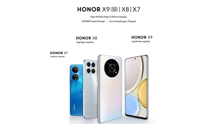 Honor X7, X8 and X9